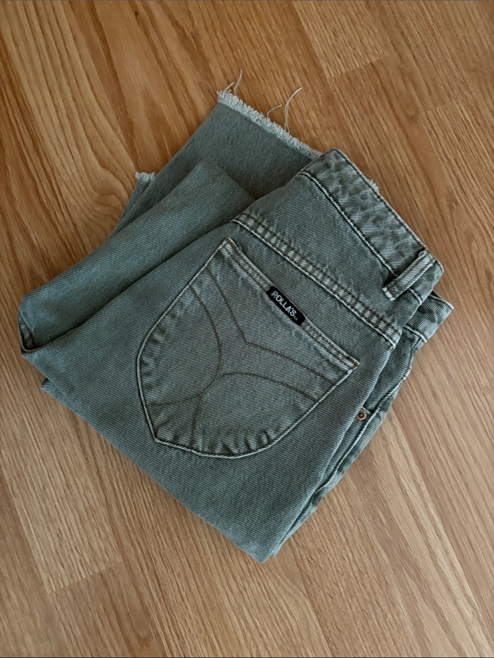 Rolla’s Dusters High Rise Slim in Big Sur Green